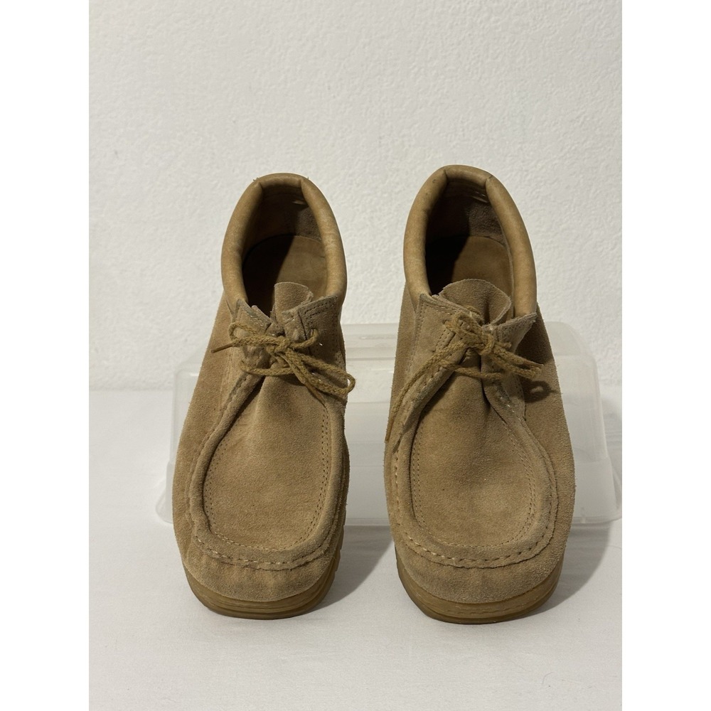 Vtg Groundlings Tan Wallace Boot Made In Spain Womens US 9.5/10 OR Mens US‎ 8